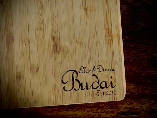 Personalized Bamboo Cutting Board