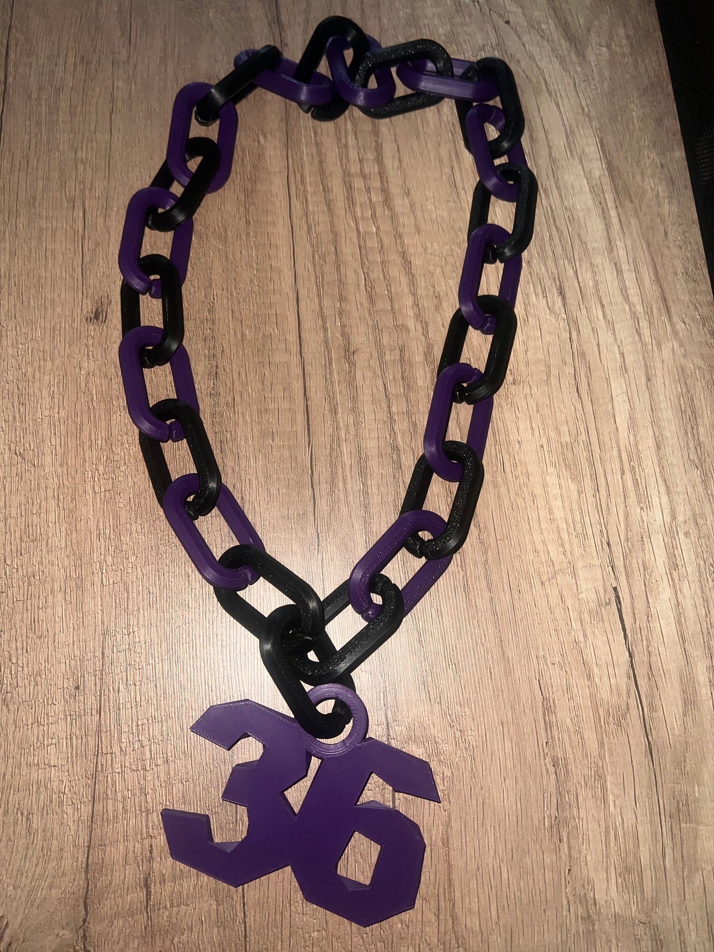 Custom Sports Hype Chain – Personalized Team Necklace with Player Name, Jersey Number & Logo