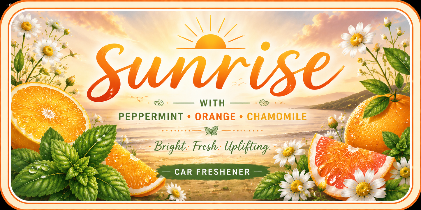 Handcrafted Hanging Air Freshener | Essential Oil Home & Car Diffuser