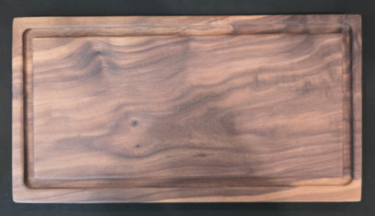 Walnut Cutting Solid w/Juice Groove