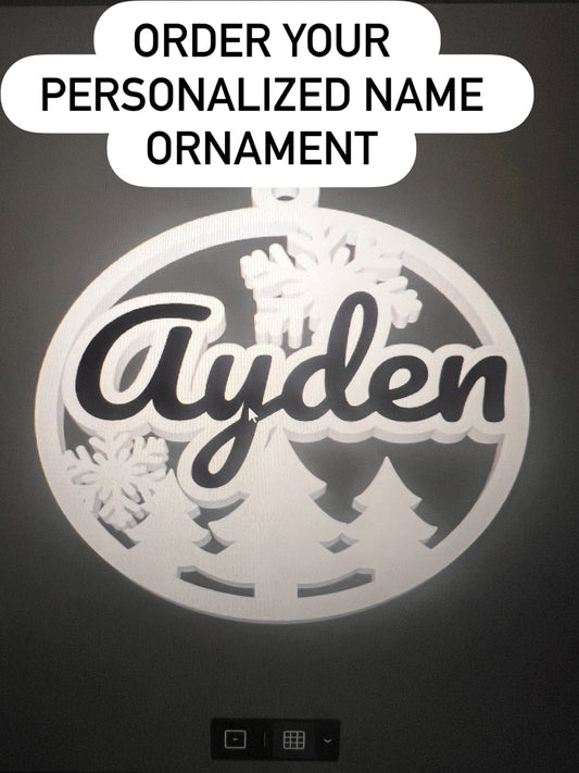🎄✨ Personalized Name Ornaments Are Here! ✨🎄