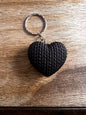 Knitted Heart Keychain