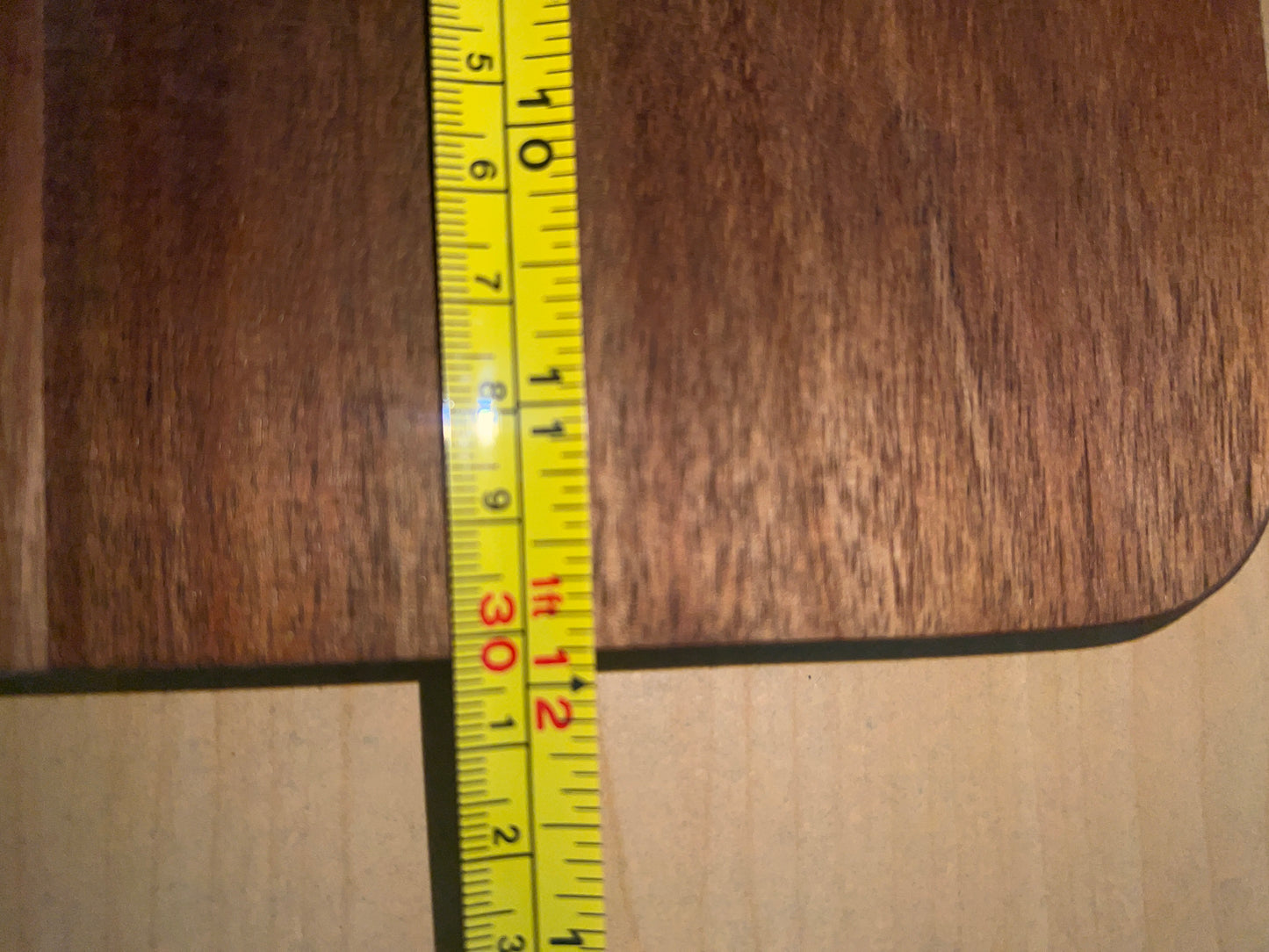 Personalized Acacia Cutting Board - Handle