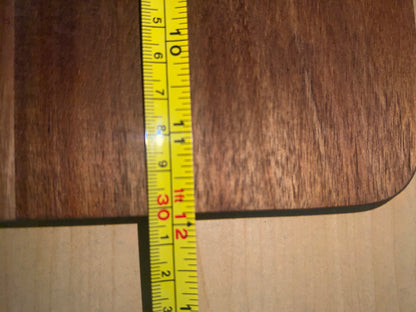 Personalized Acacia Cutting Board - Handle