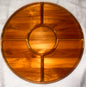 Serving Tray - Teak 16” Round