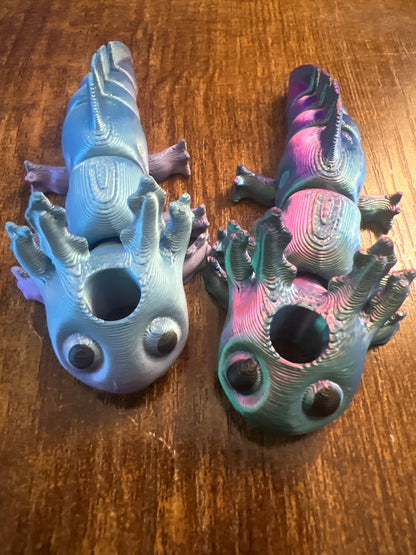 Axolotl Straw Topper