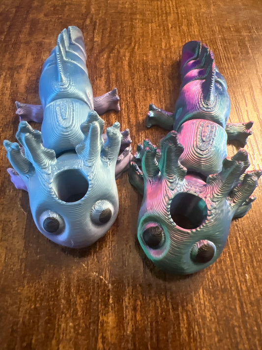 Axolotl Straw Topper