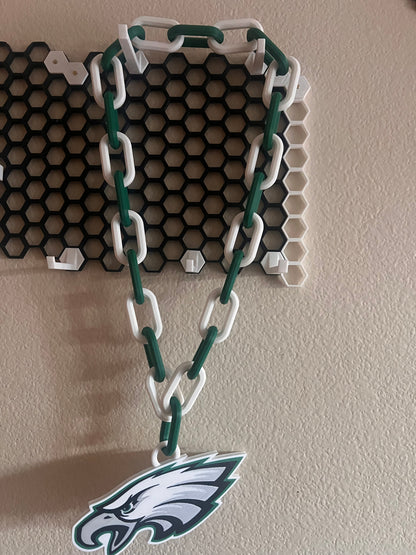 Custom Sports Hype Chain – Personalized Team Necklace with Player Name, Jersey Number & Logo