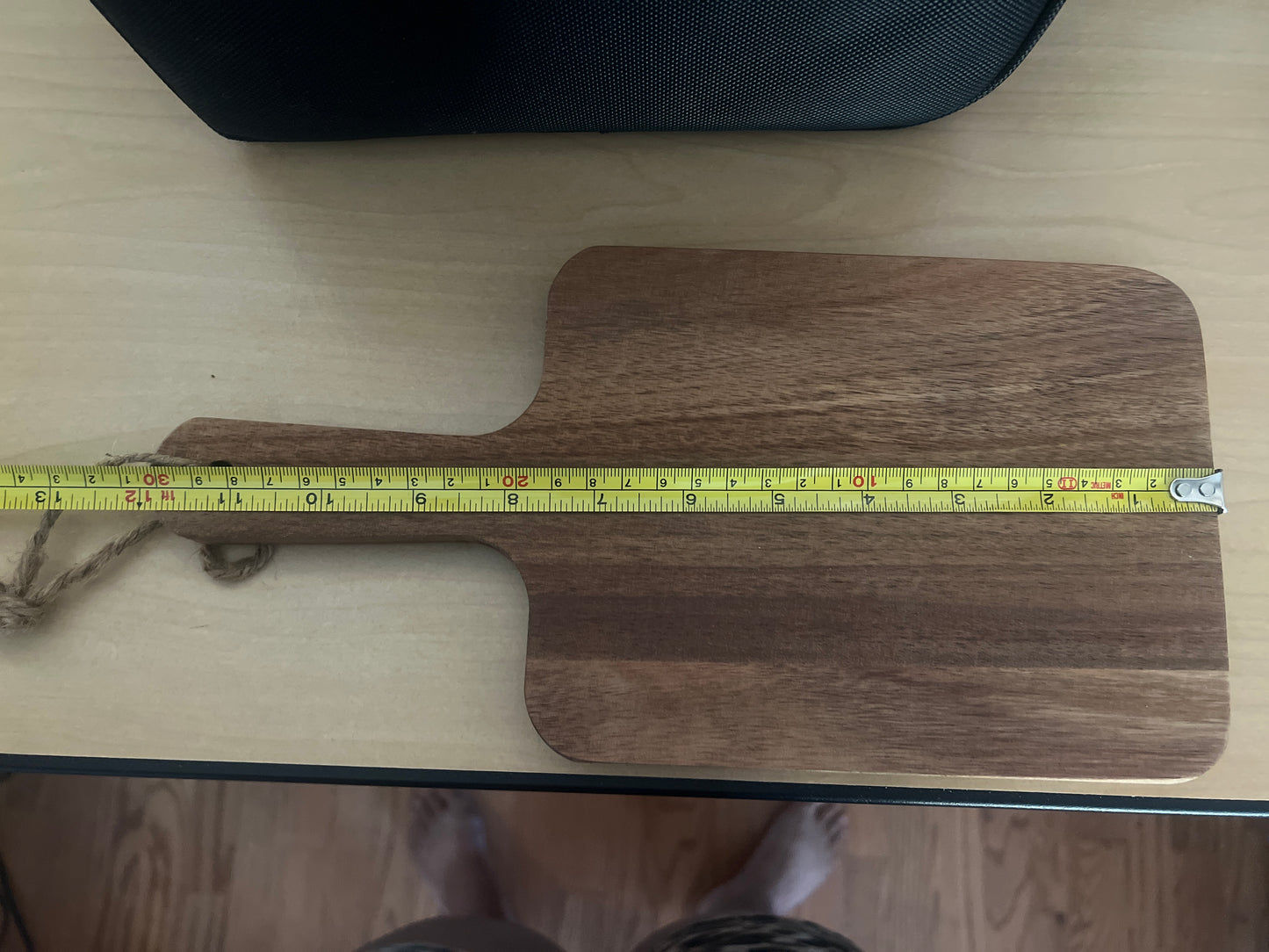 Personalized Acacia Cutting Board - Handle