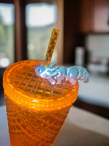 Axolotl Straw Topper
