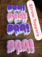 Straw Topper - Boo!   (2-Pack)