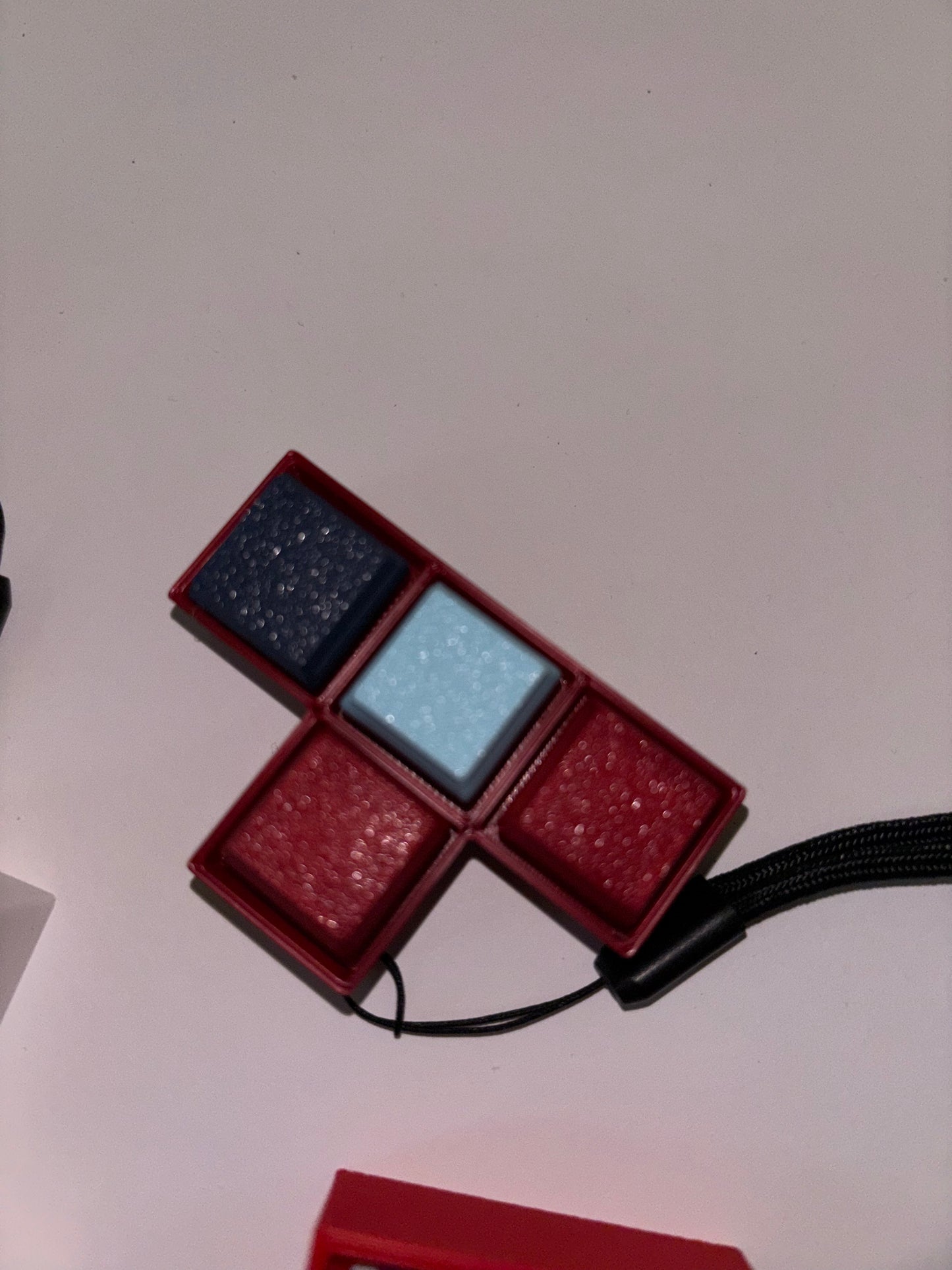 4-Key Fidget Clicker Set – Multi-Style Sensory