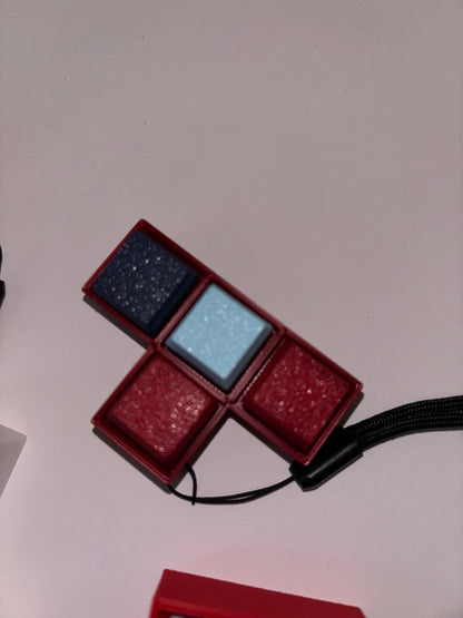 4-Key Fidget Clicker Set – Multi-Style Sensory