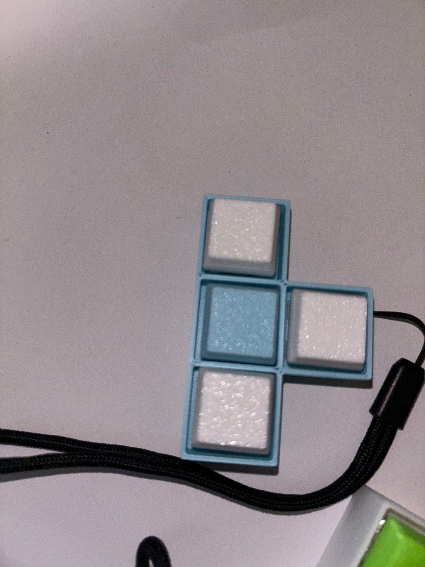 4-Key Fidget Clicker Set – Multi-Style Sensory