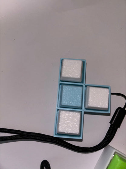 4-Key Fidget Clicker Set – Multi-Style Sensory