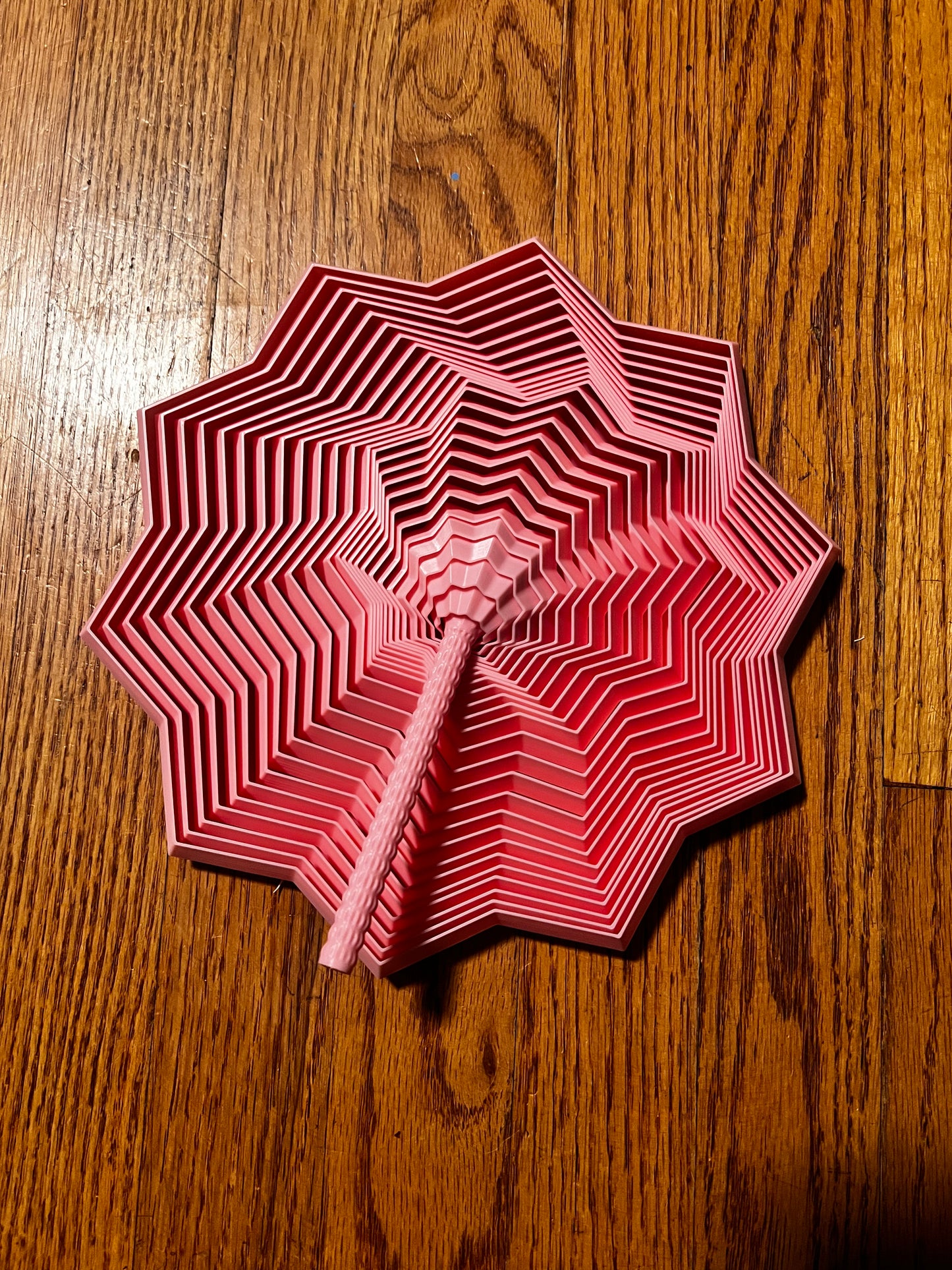 Star Fidget Spinner with Handle – 3D Printed Sensory Desk Toy – Geometric Stress Relief Toy – Custom Colors or Mystery Pick