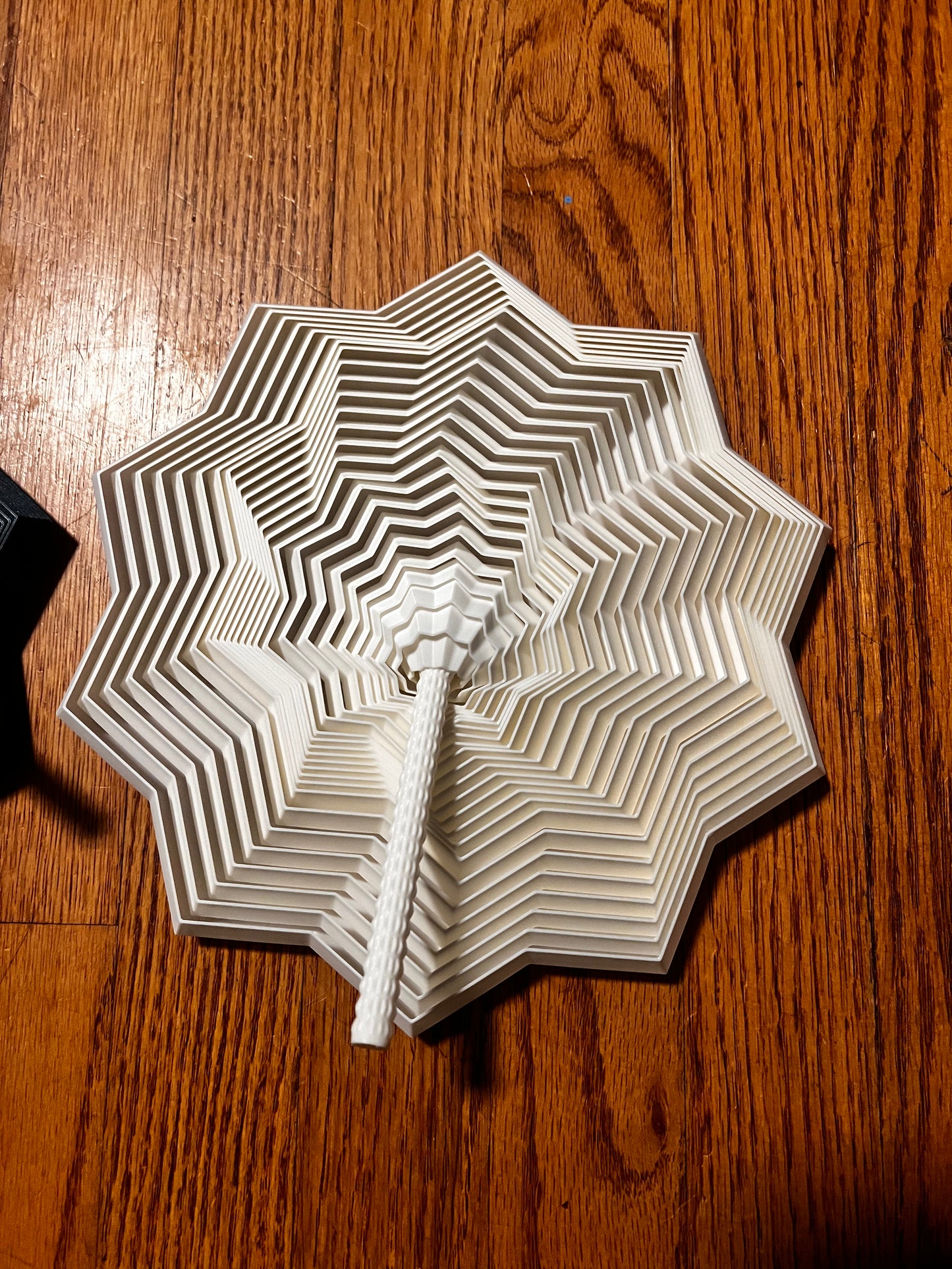Star Fidget Spinner with Handle – 3D Printed Sensory Desk Toy – Geometric Stress Relief Toy – Custom Colors or Mystery Pick