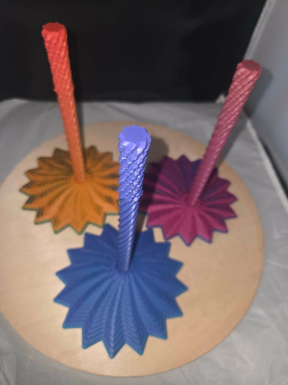 🌸 Sensory Slide Flower Fidget