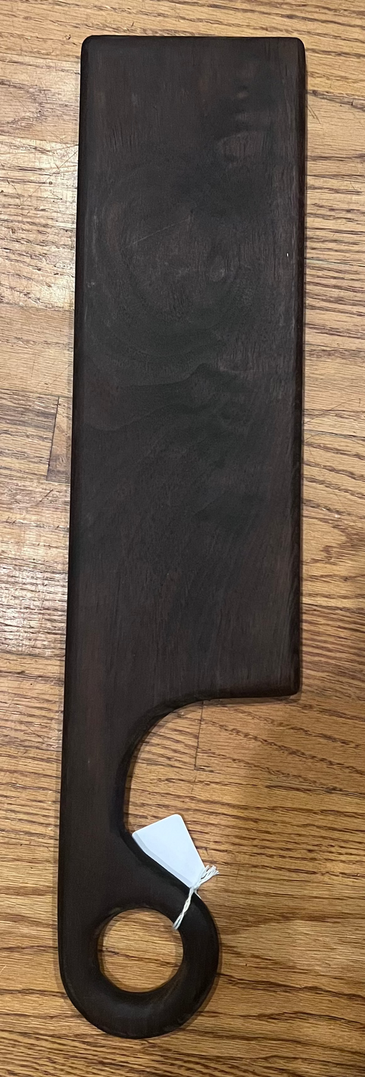 Peruvian Walnut Charcuterie Board – 25” x 6” Long Serving Board | Handmade Dark Wood Grazing Board