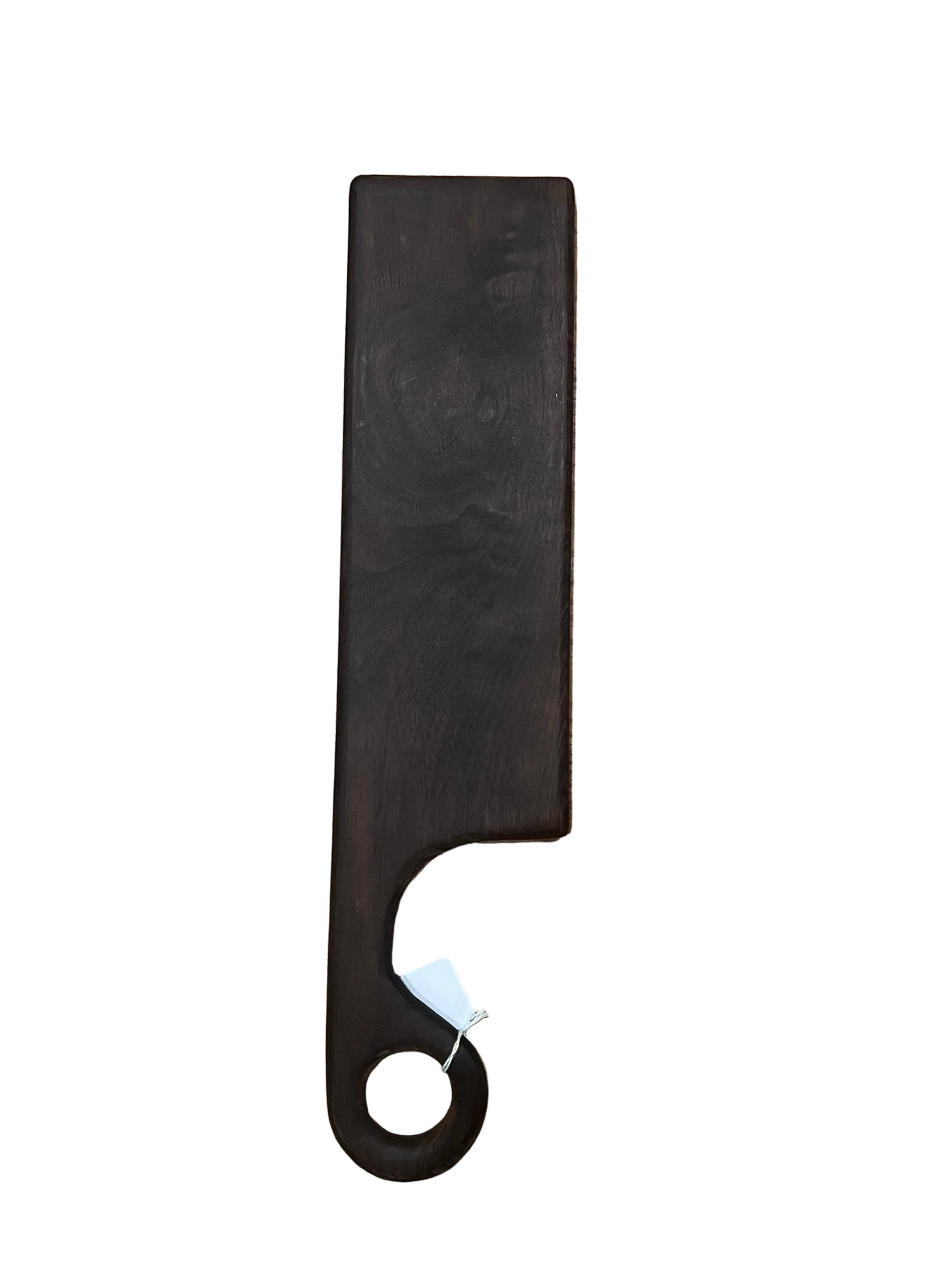 Peruvian Walnut Charcuterie Board – 25” x 6” Long Serving Board | Handmade Dark Wood Grazing Board