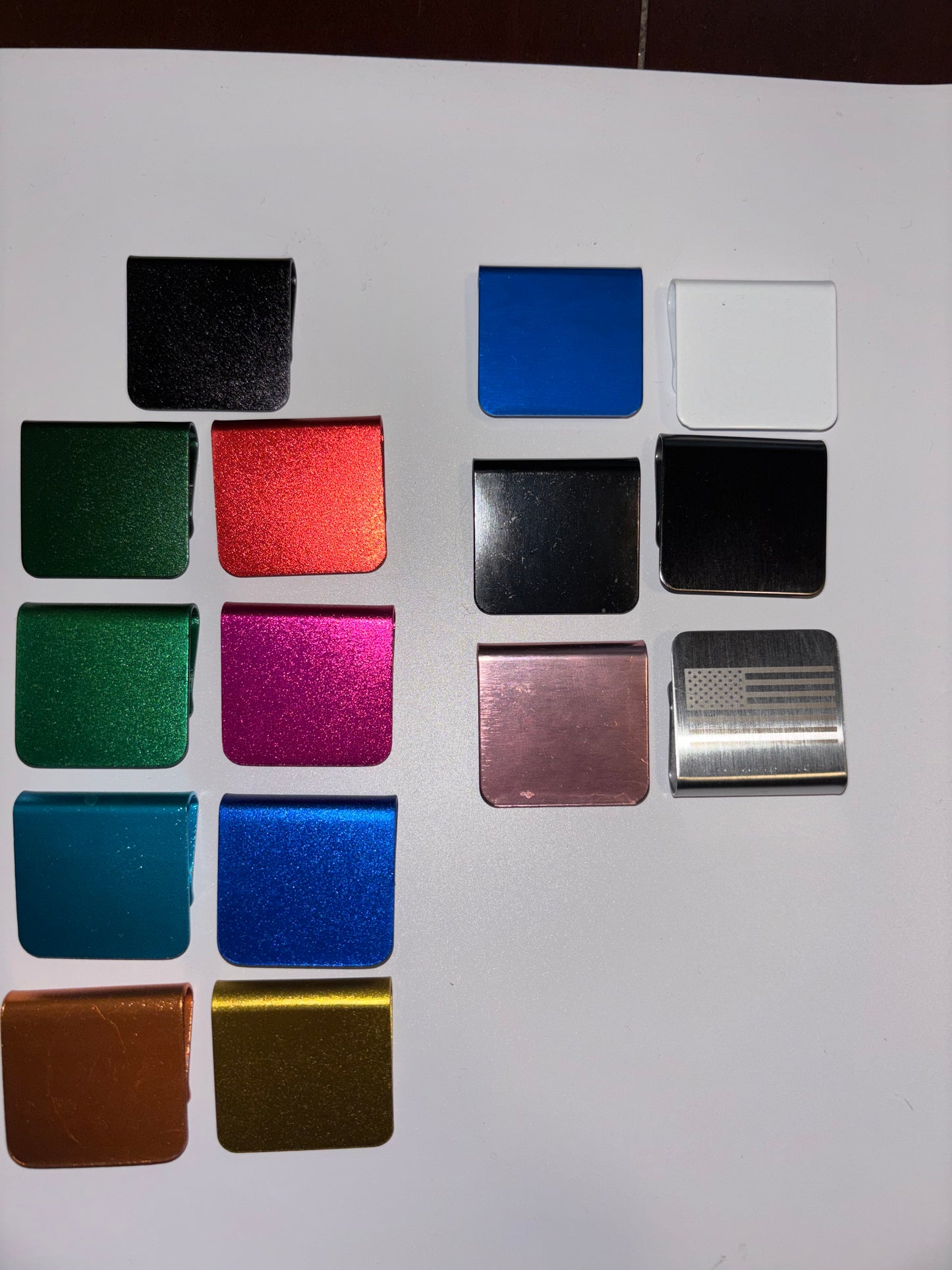 Custom Engraved Metal Hat Clip – Laser Engraved | Multiple Colors Available