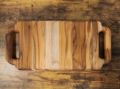 Teak Handle Board – 16" x 7.5" x 1"